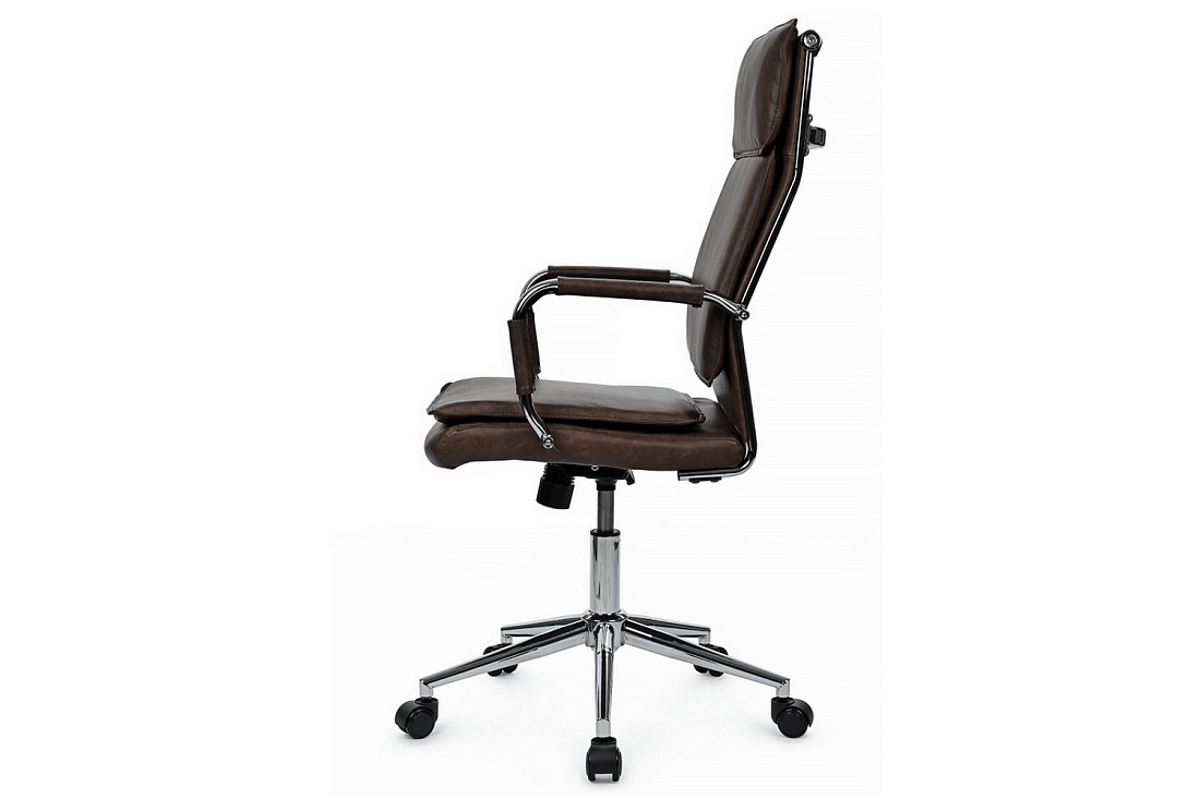 кресло руководителя rv chair dil 6018h коричневая экокожа фото